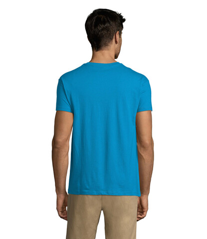 REGENT Uni T-Shirt 150g - Aqua bedrucken, Art.-Nr. S11380-AQ-M