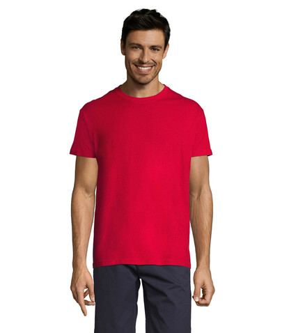 REGENT Uni T-Shirt 150g - Red bedrucken, Art.-Nr. S11380-RD-5XL REGENT Uni T-Shirt 150g - Red bedrucken, Art.-Nr. S11380-RD-5XL