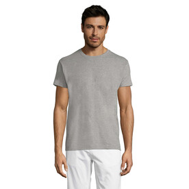 REGENT Uni T-Shirt 150g - Graue Melange bedrucken, Art.-Nr. S11380-GM-XXS