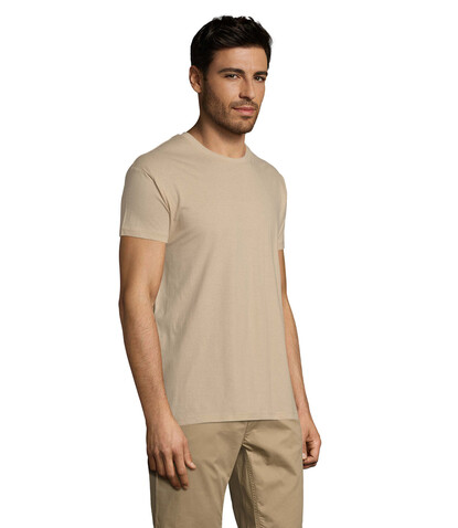 REGENT Uni T-Shirt 150g - Sand bedrucken, Art.-Nr. S11380-SA-XXL