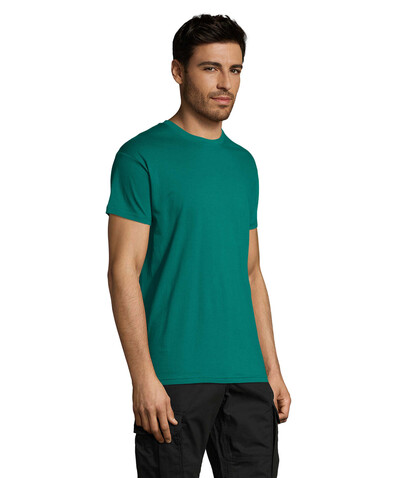 REGENT Uni T-Shirt 150g - Emerald bedrucken, Art.-Nr. S11380-EM-XL REGENT Uni T-Shirt 150g - Emerald bedrucken, Art.-Nr. S11380-EM-XL