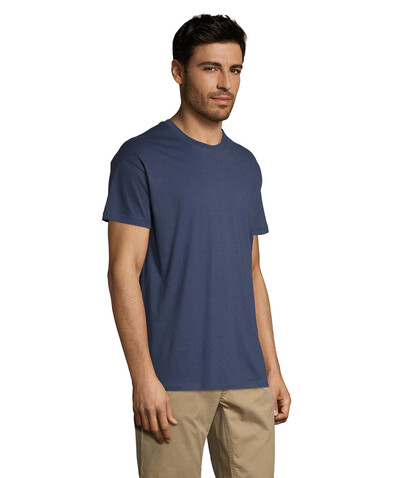 REGENT Uni T-Shirt 150g - Denim bedrucken, Art.-Nr. S11380-DM-L REGENT Uni T-Shirt 150g - Denim bedrucken, Art.-Nr. S11380-DM-L