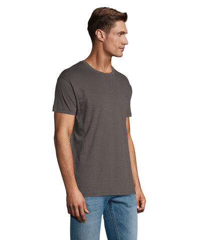 REGENT Uni T-Shirt 150g - Dunkelgrau bedrucken, Art.-Nr. S11380-DG-S REGENT Uni T-Shirt 150g - Dunkelgrau bedrucken, Art.-Nr. S11380-DG-S