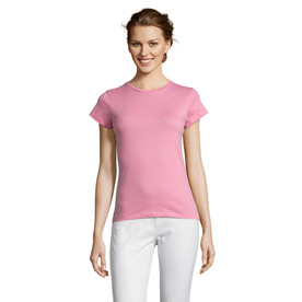MISS DAMENT-SHIRT 150g - Orchid Pink bedrucken, Art.-Nr. S11386-OP-XXL