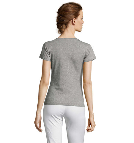 MISS DAMENT-SHIRT 150g - Graue Melange bedrucken, Art.-Nr. S11386-GM-L MISS DAMENT-SHIRT 150g - Graue Melange bedrucken, Art.-Nr. S11386-GM-L