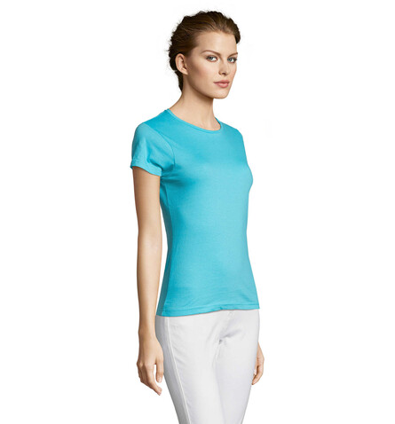 MISS DAMENT-SHIRT 150g - Atoll-Blau bedrucken, Art.-Nr. S11386-AL-XXL MISS DAMENT-SHIRT 150g - Atoll-Blau bedrucken, Art.-Nr. S11386-AL-XXL