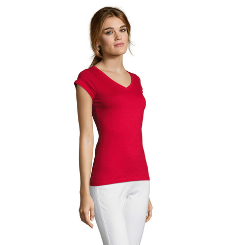 MOON DAMENT-SHIRT 150g - Red bedrucken, Art.-Nr. S11388-RD-S MOON DAMENT-SHIRT 150g - Red bedrucken, Art.-Nr. S11388-RD-S