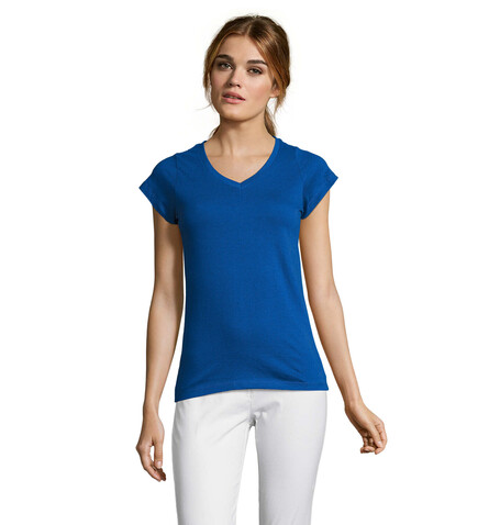 MOON DAMENT-SHIRT 150g - Royal Blue bedrucken, Art.-Nr. S11388-RB-XL MOON DAMENT-SHIRT 150g - Royal Blue bedrucken, Art.-Nr. S11388-RB-XL