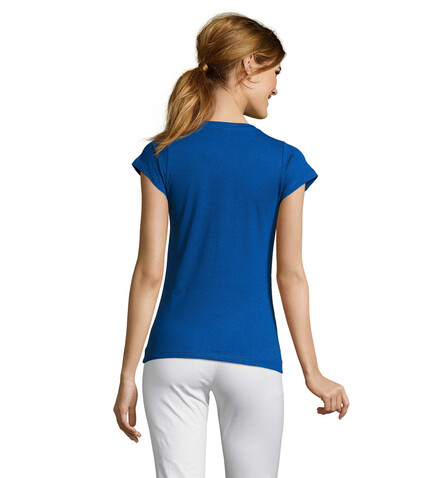 MOON DAMENT-SHIRT 150g - Royal Blue bedrucken, Art.-Nr. S11388-RB-XL MOON DAMENT-SHIRT 150g - Royal Blue bedrucken, Art.-Nr. S11388-RB-XL