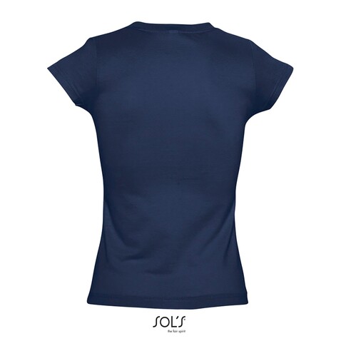 MOON DAMENT-SHIRT 150g - French Navy bedrucken, Art.-Nr. S11388-FN-3XL