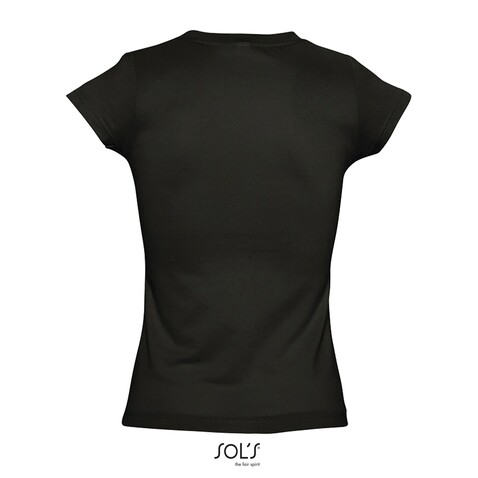 MOON DAMENT-SHIRT 150g - Deep Black bedrucken, Art.-Nr. S11388-DB-3XL MOON DAMENT-SHIRT 150g - Deep Black bedrucken, Art.-Nr. S11388-DB-3XL