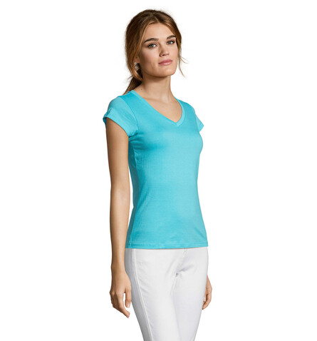 MOON DAMENT-SHIRT 150g - Atoll-Blau bedrucken, Art.-Nr. S11388-AL-XXL MOON DAMENT-SHIRT 150g - Atoll-Blau bedrucken, Art.-Nr. S11388-AL-XXL