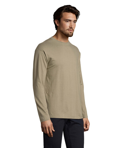 MONARCH MEN T-Shirt 150g - Khaki bedrucken, Art.-Nr. S11420-KH-S