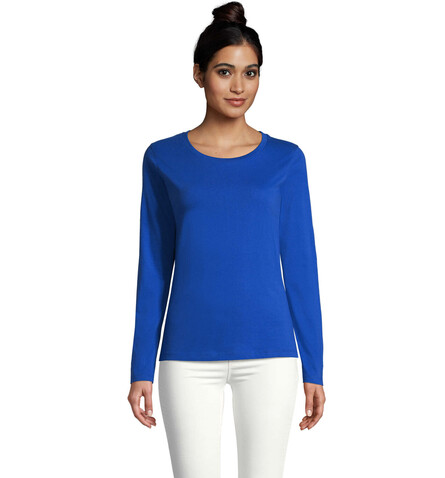 MAJESTIC DAMENT-SHIRT 150g - Royal Blue bedrucken, Art.-Nr. S11425-RB-S MAJESTIC DAMENT-SHIRT 150g - Royal Blue bedrucken, Art.-Nr. S11425-RB-S