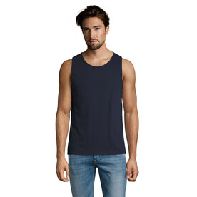 JUSTIN MEN&amp;#039;S TANK TOP 150 - French Navy bedrucken, Art.-Nr. S11465-FN-XXL