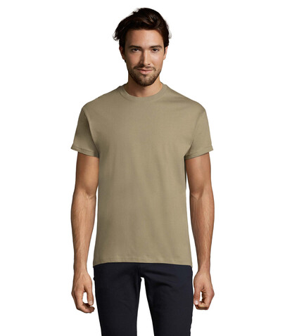 IMPERIAL MEN T-Shirt 190g - Khaki bedrucken, Art.-Nr. S11500-KH-XS IMPERIAL MEN T-Shirt 190g - Khaki bedrucken, Art.-Nr. S11500-KH-XS