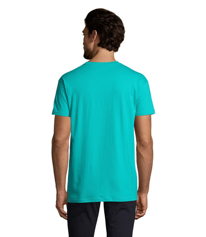 IMPERIAL MEN T-Shirt 190g - Karibik Blau bedrucken, Art.-Nr. S11500-CB-XL