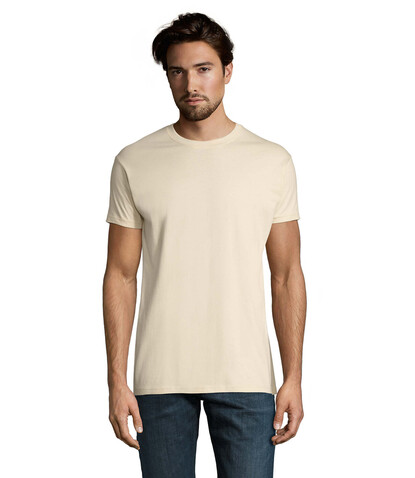 IMPERIAL MEN T-Shirt 190g - Cream bedrucken, Art.-Nr. S11500-CM-S