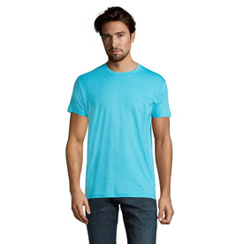 IMPERIAL MEN T-Shirt 190g - Atoll-Blau bedrucken, Art.-Nr. S11500-AL-3XL