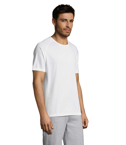 SPORTY MEN T-Shirt - White bedrucken, Art.-Nr. S11939-WH-S SPORTY MEN T-Shirt - White bedrucken, Art.-Nr. S11939-WH-S