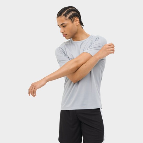 SPORTY MEN T-Shirt - Pure Grey bedrucken, Art.-Nr. S11939-PG-L