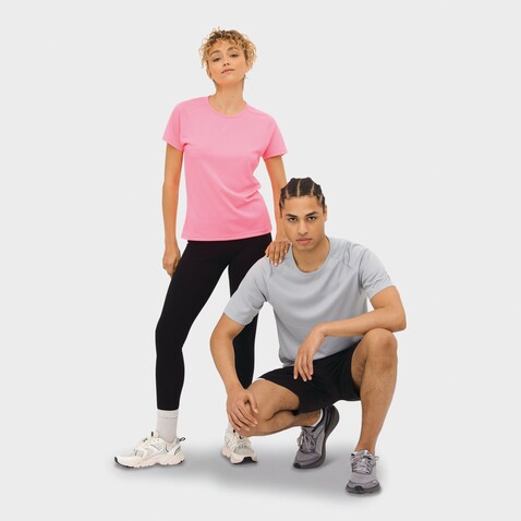 SPORTY MEN T-Shirt - Pure Grey bedrucken, Art.-Nr. S11939-PG-L
