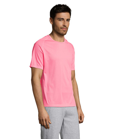 SPORTY MEN T-Shirt - Neon-Rosa 2 bedrucken, Art.-Nr. S11939-NP-XXS SPORTY MEN T-Shirt - Neon-Rosa 2 bedrucken, Art.-Nr. S11939-NP-XXS