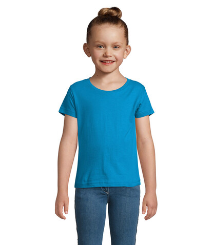 CHERRY GIRLS T-SHIRT 150 - Aqua bedrucken, Art.-Nr. S11981-AQ-4XL CHERRY GIRLS T-SHIRT 150 - Aqua bedrucken, Art.-Nr. S11981-AQ-4XL