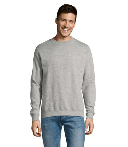 NEW SUPREME SWEATER 280g - Graue Melange bedrucken, Art.-Nr. S13250-GM-XS NEW SUPREME SWEATER 280g - Graue Melange bedrucken, Art.-Nr. S13250-GM-XS