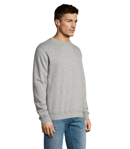 NEW SUPREME SWEATER 280g - Graue Melange bedrucken, Art.-Nr. S13250-GM-XS NEW SUPREME SWEATER 280g - Graue Melange bedrucken, Art.-Nr. S13250-GM-XS