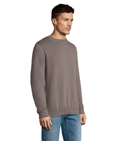 NEW SUPREME SWEATER 280g - Flannel Grey bedrucken, Art.-Nr. S13250-FL-3XL