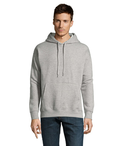 SLAM Unisex Hoodie - Graue Melange bedrucken, Art.-Nr. S13251-GM-XXL SLAM Unisex Hoodie - Graue Melange bedrucken, Art.-Nr. S13251-GM-XXL