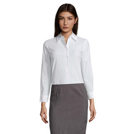 EMBASSY WOMEN SHIRT OXFORD - White bedrucken, Art.-Nr. S16020-WH-XXL