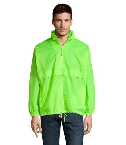 SURF Unisex Windbreaker - Neon Lime bedrucken, Art.-Nr. S32000-NL-M