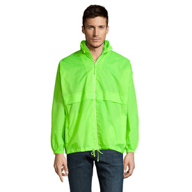 SURF Unisex Windbreaker - Neon Lime bedrucken, Art.-Nr. S32000-NL-L