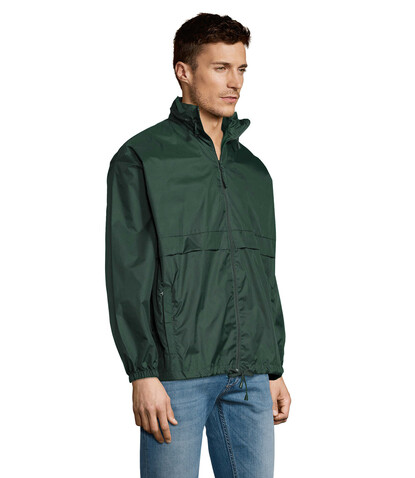 SURF Unisex Windbreaker - Forest Green bedrucken, Art.-Nr. S32000-FG-XL SURF Unisex Windbreaker - Forest Green bedrucken, Art.-Nr. S32000-FG-XL
