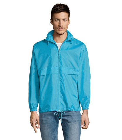 SURF Unisex Windbreaker - Atoll-Blau bedrucken, Art.-Nr. S32000-AL-M SURF Unisex Windbreaker - Atoll-Blau bedrucken, Art.-Nr. S32000-AL-M