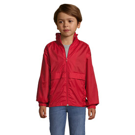 SURF KIDS WINDBREAKER 210g - Red bedrucken, Art.-Nr. S32300-RD-4XL