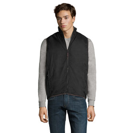 WINNER REVERSE BODYWARMER - Schwarz bedrucken, Art.-Nr. S44001-BK-XXL