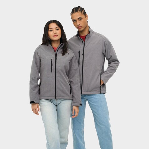 RELAX HERREN JACKE 340g - Graue Melange bedrucken, Art.-Nr. S46600-GM-M RELAX HERREN JACKE 340g - Graue Melange bedrucken, Art.-Nr. S46600-GM-M