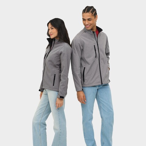 RELAX HERREN JACKE 340g - Graue Melange bedrucken, Art.-Nr. S46600-GM-M RELAX HERREN JACKE 340g - Graue Melange bedrucken, Art.-Nr. S46600-GM-M