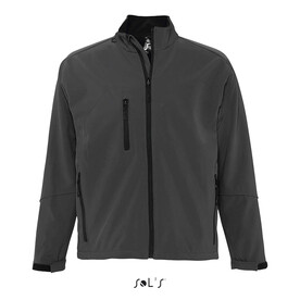 RELAX HERREN JACKE 340g - Anthrazitgrau bedrucken, Art.-Nr. S46600-CR-XXL