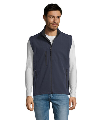 RALLYE MEN SOFTSHELL JACKET - French Navy bedrucken, Art.-Nr. S46601-FN-XXL