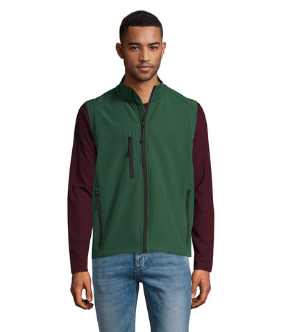 RALLYE MEN SOFTSHELL JACKET - Bottle Green bedrucken, Art.-Nr. S46601-BO-S RALLYE MEN SOFTSHELL JACKET - Bottle Green bedrucken, Art.-Nr. S46601-BO-S