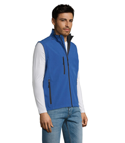 RALLYE MEN SOFTSHELL JACKET - Royal Blue bedrucken, Art.-Nr. S46601-RB-XXL RALLYE MEN SOFTSHELL JACKET - Royal Blue bedrucken, Art.-Nr. S46601-RB-XXL