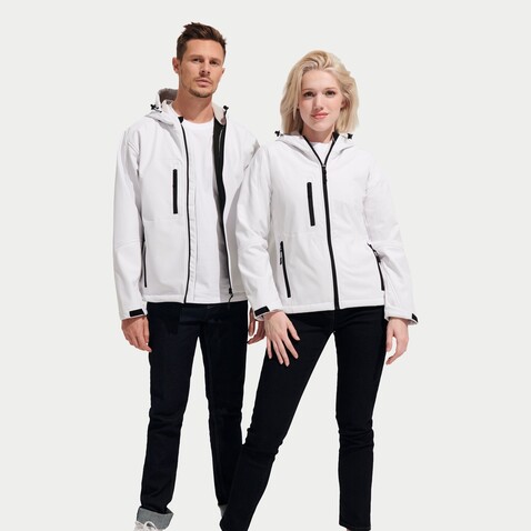 REPLAY Herren Jacke 340g - White bedrucken, Art.-Nr. S46602-WH-XL
