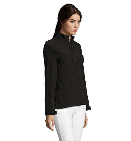 ROXY DAMEN JACKE 340g - Schwarz bedrucken, Art.-Nr. S46800-BK-M