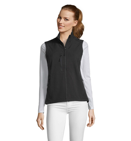 RALLYE WOMEN SOFTSHELL - Schwarz bedrucken, Art.-Nr. S46801-BK-S RALLYE WOMEN SOFTSHELL - Schwarz bedrucken, Art.-Nr. S46801-BK-S