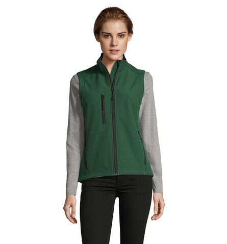 RALLYE WOMEN SOFTSHELL - Bottle Green bedrucken, Art.-Nr. S46801-BO-XXL RALLYE WOMEN SOFTSHELL - Bottle Green bedrucken, Art.-Nr. S46801-BO-XXL