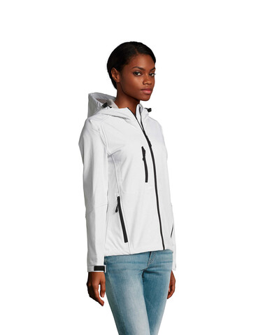 REPLAY Damen Jacke 340g - White bedrucken, Art.-Nr. S46802-WH-L